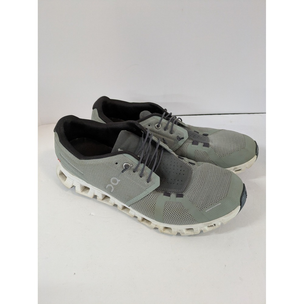 On Running Cloud 5 Womens 11 Slate Grey Low Top Speed Lace Road Running Shoes